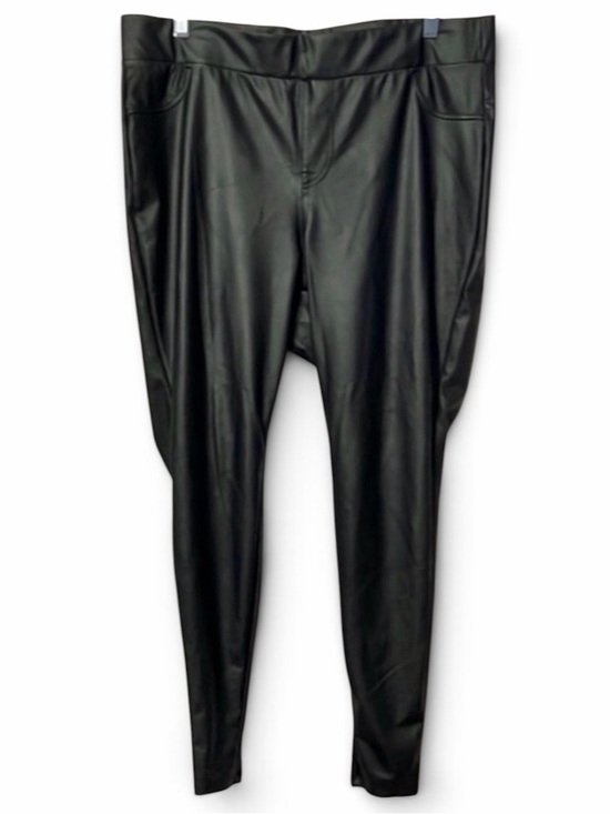 torrid Pants - Torrid Full-Length Black Faux Leather Legging Size 2(18/20)